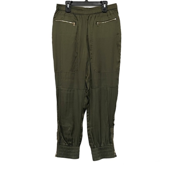 Chico’s Black Label Hunter Green Jogger Pants - Picture 1 of 7